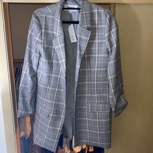 BB Dakota by Steve Madden Plaid Blazer